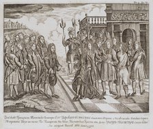 Reception of Boris Sheremetev's Embassy on Malta in 1698, End of 17th century. Artist: Anonymous  