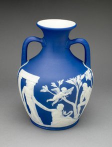 Portland Vase, Burslem, 1860/80. Creator: Wedgwood.