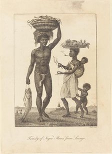 Family of Negro Slaves from Loango, 1793. Creator: William Blake.
