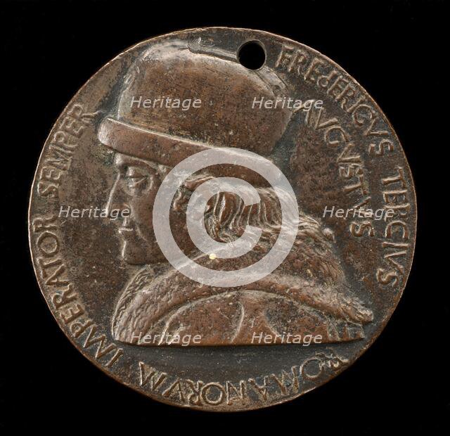 Frederick III, 1415-1493, Holy Roman Emperor 1452 [obverse], 1468/1469. Creator: Bertoldo di Giovanni.