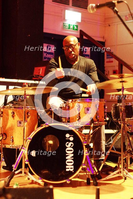 Rod Youngs, Byron Wallen 4 Corners, Battle Jazz Festival, Battle, East Sussex, July 2023. Creator: Brian O'Connor.