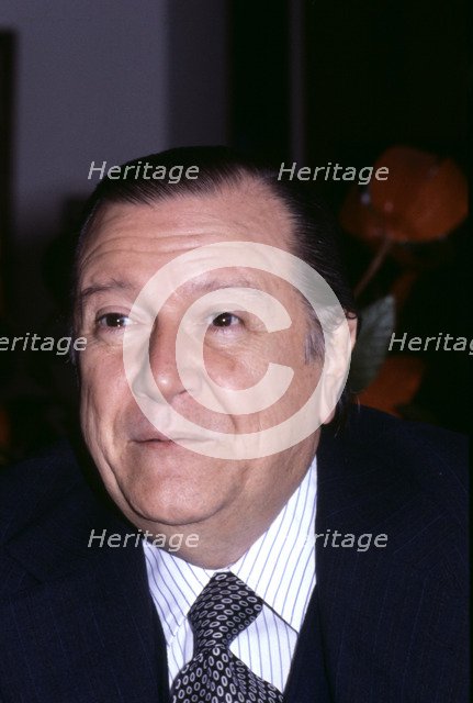 Rafael Caldera (1916-2009), Venezuelan politician, President of the Republic in 1986, photo 1980.