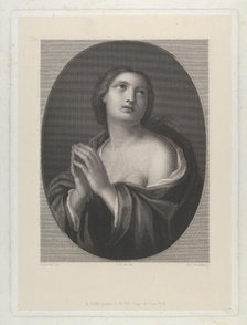 Female personification of Hope..., ca. 1835-81. Creator: Giovanni Buonafede.