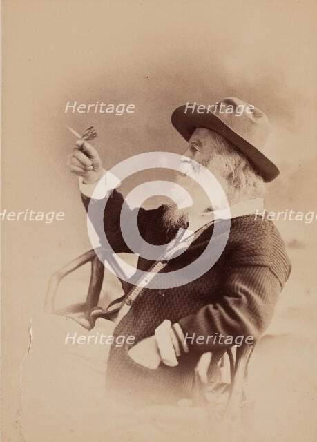 Walt Whitman, c1870s. Creators: Walt Whitman, Philips and Taylor.