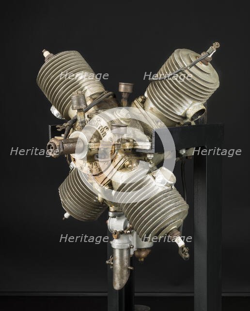 Irwin Meteor Model 72, X-4 Radial Engine, ca. 1926. Creator: Irwin Aircraft Company.