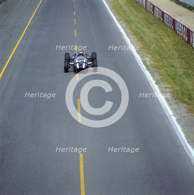 Jochen Rindt driving a Cooper Maserati in the French Grand Prix, Reims, France, 1966. Artist: Unknown