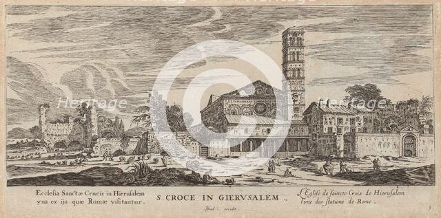 S. Croce in Gierusalem, 1640-1660. Creator: Israel Silvestre.