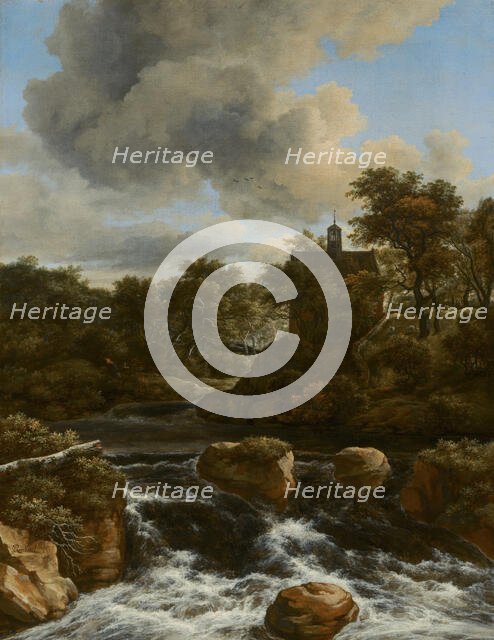 Chapel by a Waterfall. Creator: Jacob van Ruisdael.