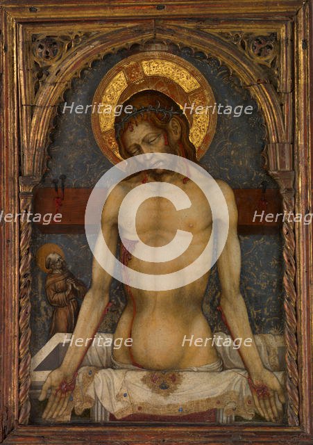 The Man of Sorrows, ca. 1430. Creator: Michele Giambono.