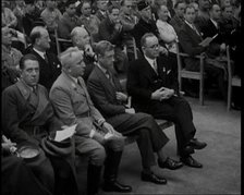 Edward, His Royal Highness the Duke of Windsor Watching an  Orchestra, 1937. Creator: British Pathe Ltd.