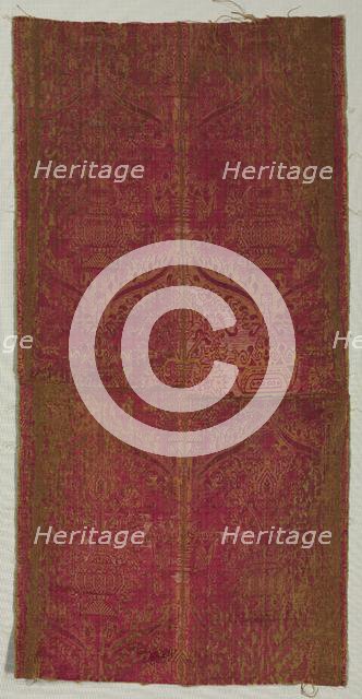 Silk and Hemp Fragment, 16th century. Creator: Unknown.