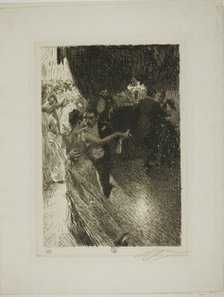 The Waltz, 1891. Creator: Anders Leonard Zorn.