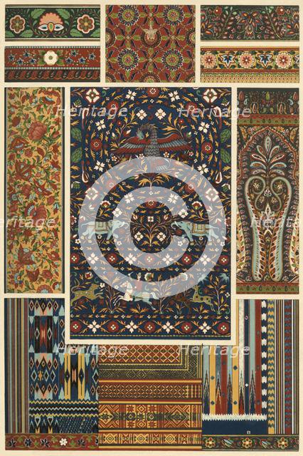 Indian embroidery, weaving, plaiting and lacquerwork, (1898). Creator: Unknown.