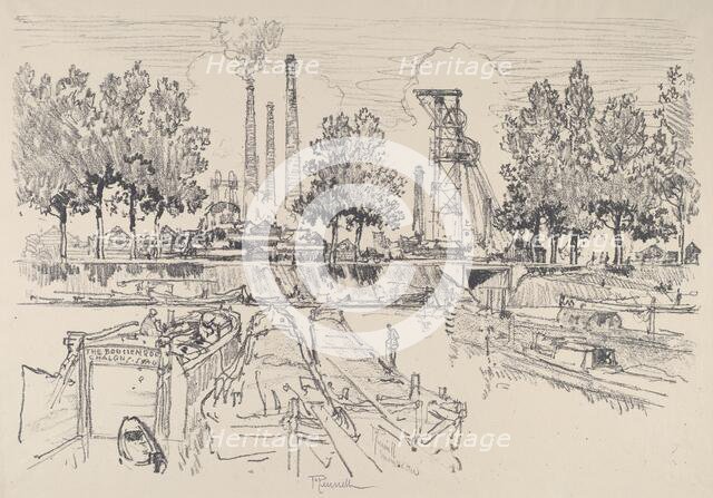 Coal Mines, Monceau, France, 1911. Creator: Joseph Pennell.