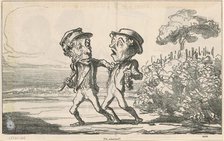 Un crimimel!, 19th century. Creator: Honore Daumier.