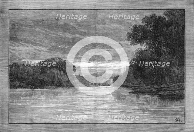 Scenes on the Cascapediac River, Lower Canada: Piko Hill, above Middle Camp, 1881. Creator: Unknown.