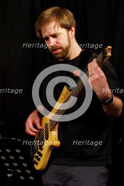 George Baldwin, Ray Russell Quintet, Verdict Jazz Club, Brighton, East Sussex, 18 March 2023. Creator: Brian O'Connor.
