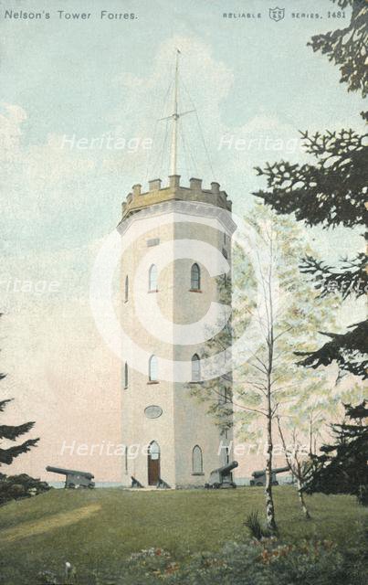 'Nelson's Tower, Forres', late 19th-early 20th century. Creator: Unknown.