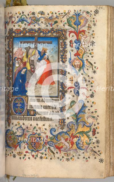 Hours of Charles the Noble, King of Navarre (1361-1425): fol. 192r, Descent from the Cross, c. 1405. Creator: Master of the Brussels Initials and Associates (French).