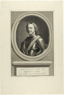Peter I of Russia, 1752. Creator: Jacobus Houbraken.