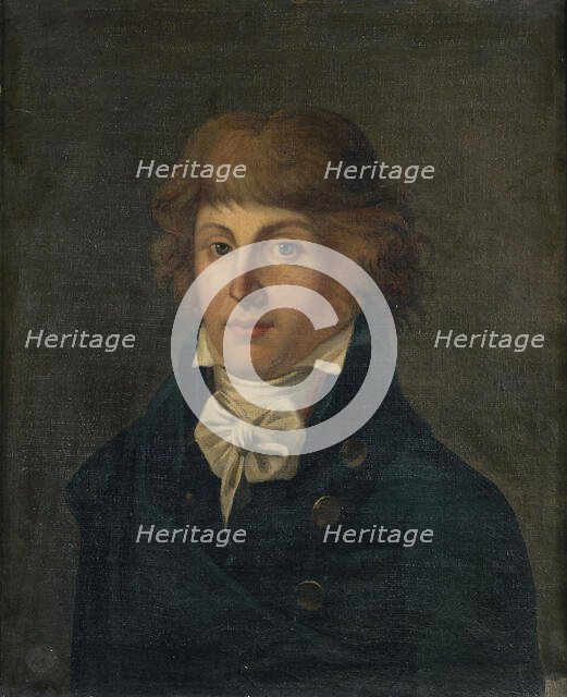 Portrait of Louis Antoine de Saint-Just (1767-1794), after 1767. Creator: Anonymous.