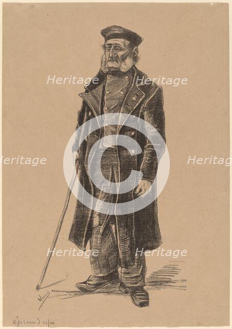 Orphan Man, Standing, 1882. Creator: Vincent van Gogh.