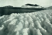'Spray Ridges of Ice After A Blizzard', c1910–1913, (1913).  Artist: Herbert Ponting.