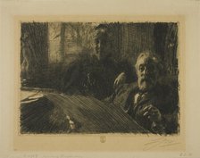 Mr. and Mrs. Fürstenberg, 1895. Creator: Anders Leonard Zorn.