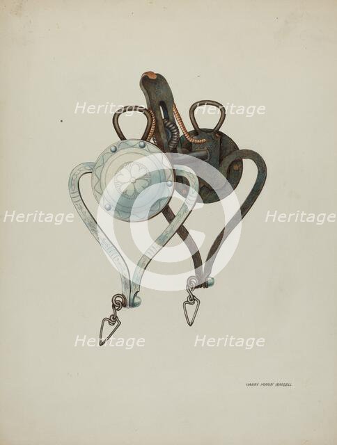 Bit, c. 1939. Creator: Harry Mann Waddell.