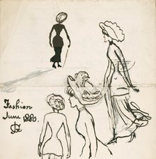 Fashion, June 1880, June 1880. Creator: Sir John Gilbert.