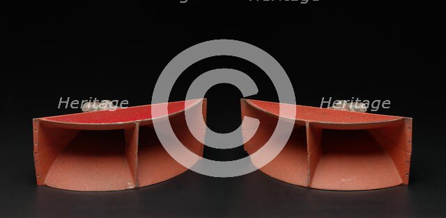 Horn speaker used as part of a DJ setup, 1970s. Creator: Cerwin-Vega.