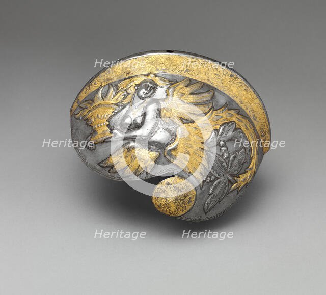 Reinforce for a Helmet (Gupfe), German, Augsburg, 1549-50. Creators: Mattheus Frauenpreis, Mattheus Frauenpreis.