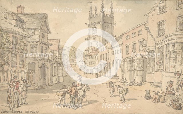 St. Austle, Cornwall, 1780-1827. Creator: Thomas Rowlandson.