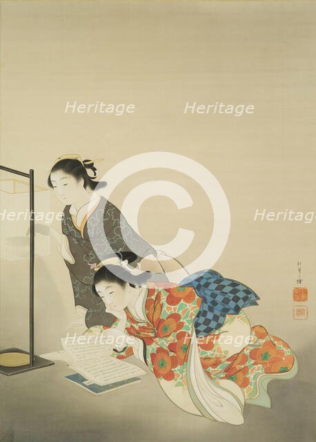 A Long Night, 1907. Creator: Shoen, Uemura (1875-1949).