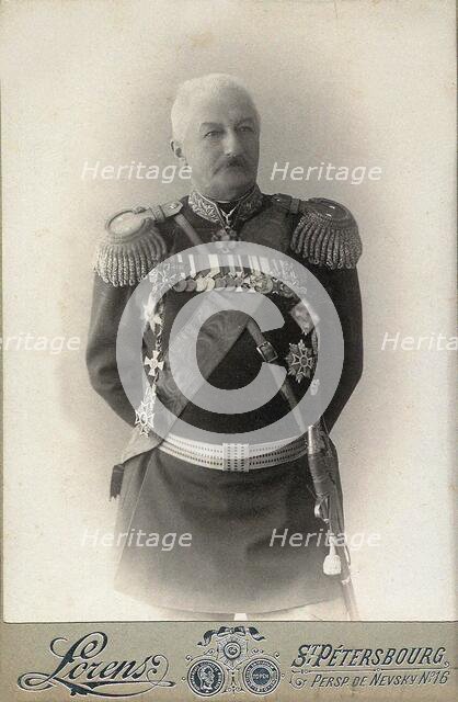 General Konstantin Pavlovich Prezhbyano (1840-1905), 1898. Creator: Photo studio Alfred Lorens, Petersburg  .
