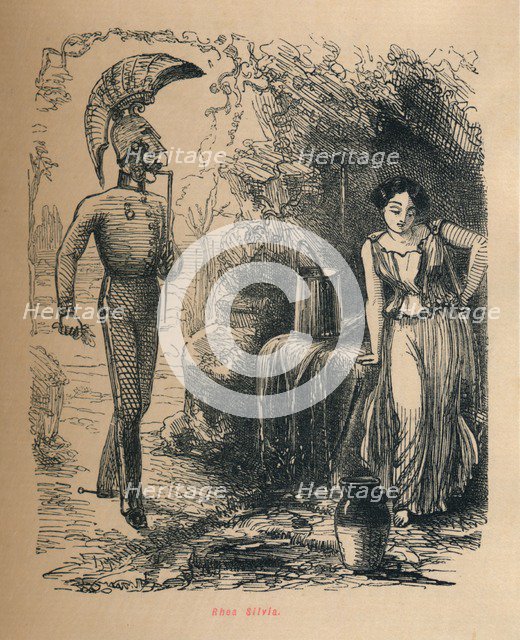 'Rhea Silvia', 1852. Artist: John Leech.