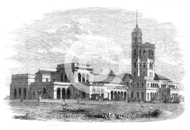 New Government House at Gunesh Khind, Poonah, Bombay, 1870. Creator: Unknown.