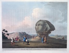 'Head of the Colossal Sphinx', Giza, Egypt, 1801. Artist: Thomas Milton