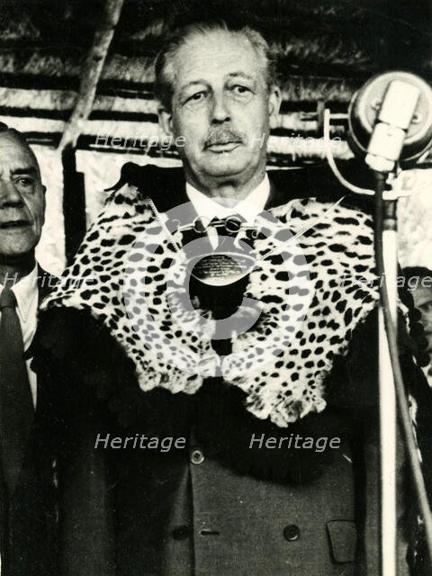 Portrait of Harold Macmillan (1894-1986), 1960. Creators: Unknown, Colonial Office.