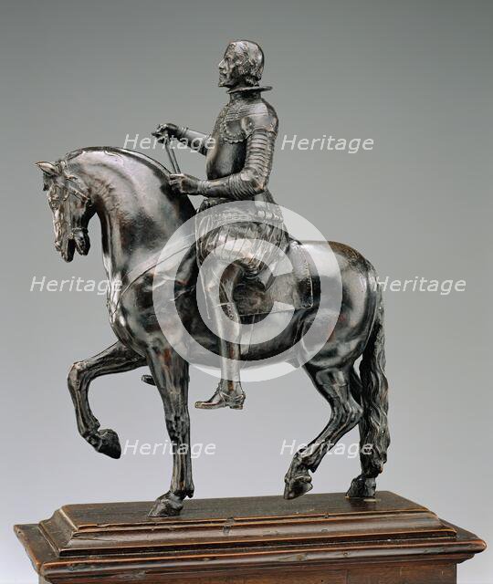 Don Gaspar de Guzman, Duke of San Lucar, known as the Count-Duke of Olivares...between 1630 and 1635 Creator: Francesco Fanelli.