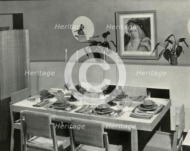 'The Dining-Room - Carole Stupell, Ltd.', 1941. Creator: Unknown.