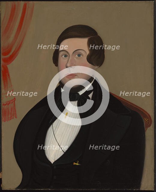 Man with Gold Pencil, ca. 1850. Creator: Unknown.