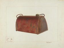 Copper Foot Warmer, c. 1937. Creator: Edward L Loper.