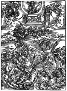 'The Four Vengeful Angels', 1498, (1936). Artist: Albrecht Dürer