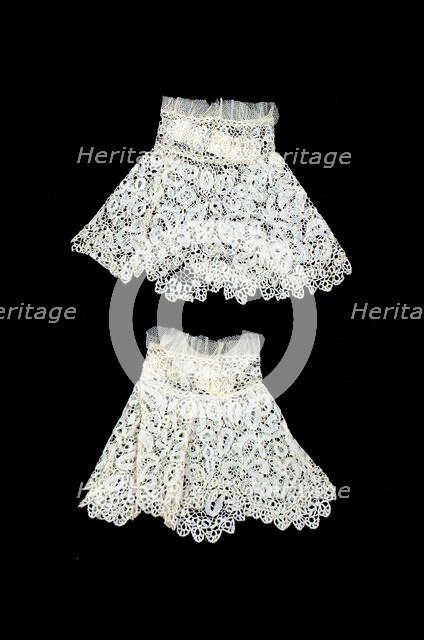 Cuffs, British, ca. 1850. Creator: Unknown.