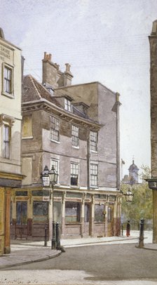 View of the Crooked Billet Inn, King Street, Stepney, London, 1886. Artist: John Crowther
