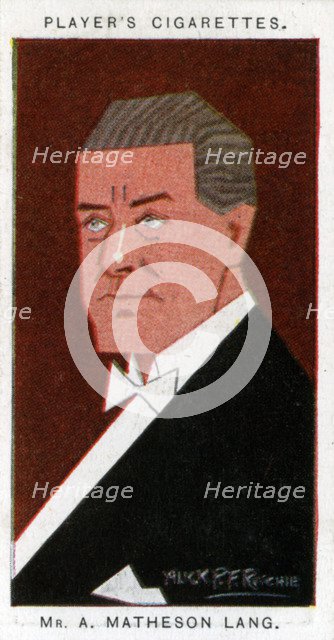 Matheson Lang, Canadian actor-manager and dramatist, 1926. Artist: Alick P F Ritchie