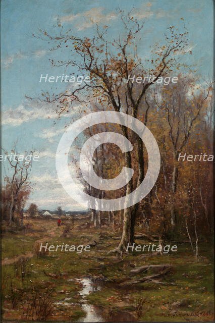 Autumn Landscape, 1886. Creator: Du Bois Fenelon Hasbrouck.