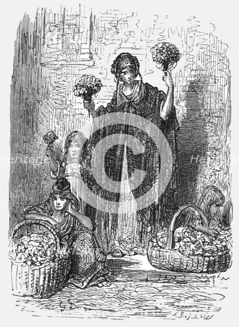 ''Flower Girls', 1872.  Creator: Gustave Doré.