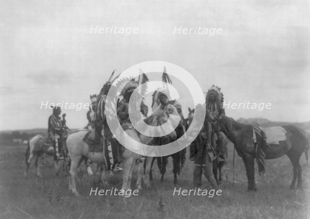 The Parley, c1908. Creator: Edward Sheriff Curtis.